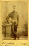 Cabinet Print in Miliatary Uniform -  Photographer: William Fairbairn, Leith