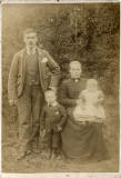 Cabinet Print by James Lamb  -  Out-door portrait of a family