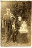 Cabinet Print by James Lamb  -  Out-door portrait of a family