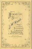The back of a Cabinet Print  -  John McKean  -  2 men + 19 boys
