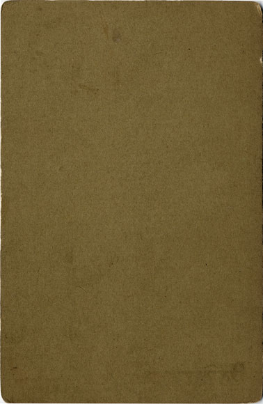 The back of a Cabinet Print by John McKean  -  Boy in white