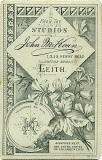 The back of a Cabinet Print by John McKean  -  Man seated