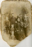 Cabinet Pringt from the studio of J McManus, 88 High Street  -  The group includes Iain Davitt's grandfather, Daniel Rogan