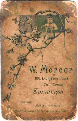 W Mercer - Cabinet Print - back