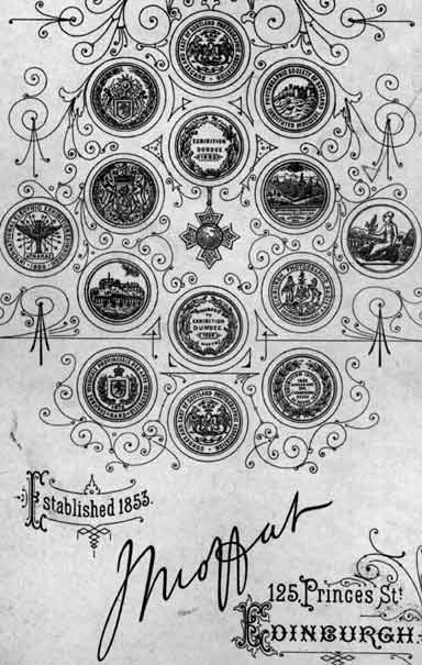 Cabinet Print (back) - Photographer: John Moffat (early)