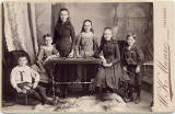 Cabinet print by W K Munro  -  Six Children