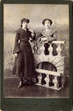 Cabinet Print by Parisian Photo Company  -  Ladies and balustrade