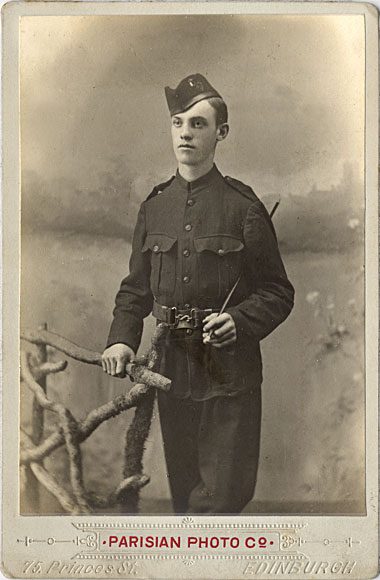 Cabinet Print by Parisian Photo Company - Man in uniform