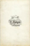 Cabinet print of a couple (back)  -  by T Rodger, St Andrews