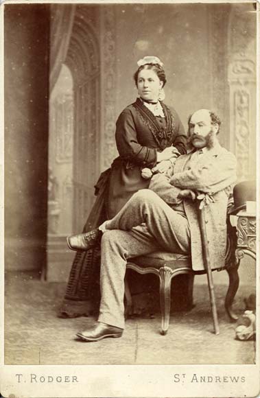 Cabinet Print of a couple - by T Rodger, St Andrews
