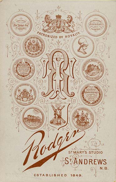 Cabinet Print of man wearing tie (back) - by T Rodger, St Andrews