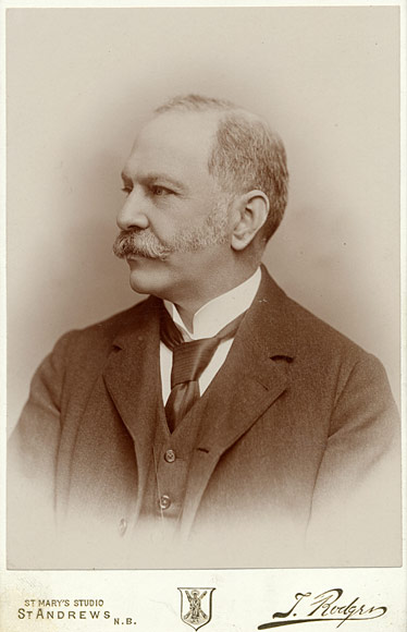 Cabinet Print of man wearing tie (front) - by T Rodger, St Andrews