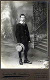 Cabinet print by Gordon M Smith  -  Boy with Hat