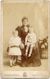 Marshall Wane  -  Cabinet Print  -  Lady and Children