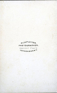 Alex Ayton jun  -  Carte de Visite  -  No 3  -  front