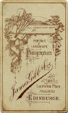 Carte de visite No 2  -  James Gibb  -  back