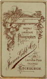 Carte de visite No 2  -  James Gibb  -  back