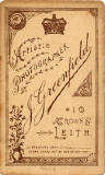 Carte de visite No 2  -  J Greenfield  -  back