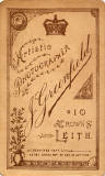 Carte de visite No 3  -  J Greenfield  -  back