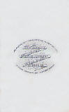 The back of a carte de visite by John Horsburgh  from studio at 39 South Bridge  -  A Gentleman
