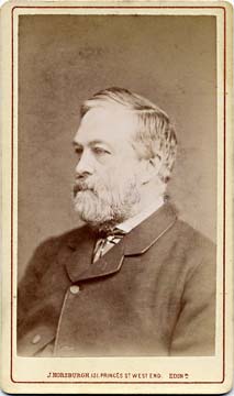 A carte de visite by John Horsburgh  -  man with short beard