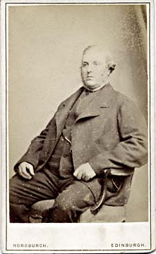 A carte de visite by John Horsburgh  -   George Burgess, Broomlands