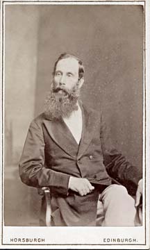 A carte de visite by John Horsburgh  -   tall slim man