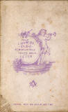 Back of a carte de visite of a group by J Howie of Whitfield Place