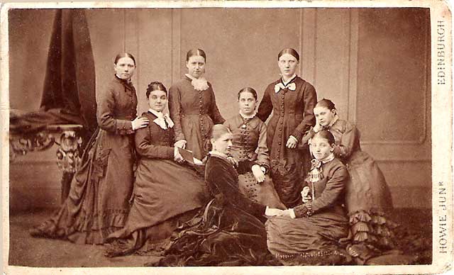 Carte de visite by James Howie Junior - a group of eight