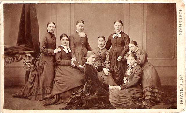 Carte de visite by James Howie Junior  -  a group of eight