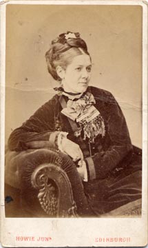 Carte de Visite by James Howie Junior, showing date established 1839