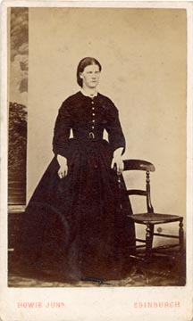 Carte de Visite by James Howie Junior, showing date established 1839