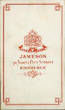 James Jameson  -  carte de visite  -  1 (back)