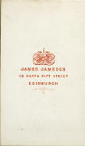 James Jameson  -  carte de visite  -  4 (back)