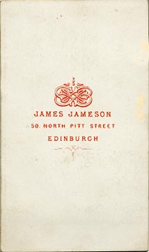 James Jameson  -  carte de visite  -  6 (back)
