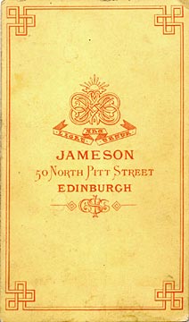 James Jameson  -  carte de visite  -  7 (back)