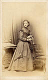 Carte de visite  -  Kyles  -  36 Regent Street  -  Lady with book and chair