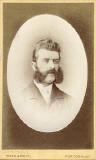 Carte de visite  -  Kyles & Moir  - 1877 to 1882  -  Man with a large moustache