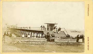 Carte de visite  -  Kyles & Moir  - 1877 to 1882  -  Portobello Pier