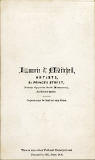 Lawrie & Mitchell carte de visite  -  not faded  -  back
