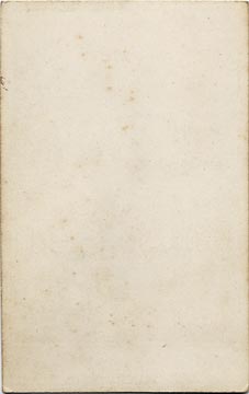 Lawrie & Mitchell  -  the back of a carte de visite