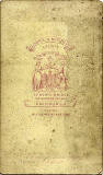 Lawrie & Mitchell  -  the back of a carte de visite