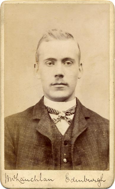 A carte de visite by McLauchlan, Edinburgh