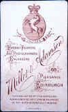 Carte de Visite (back)  -  Photographer: Miller & Adamson