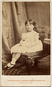 John Moffat  -  Carte de visite  -  1873-75  -  Girl