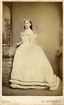 John Moffat  -  Carte de visite  -  1861-73  -  Lady and Window