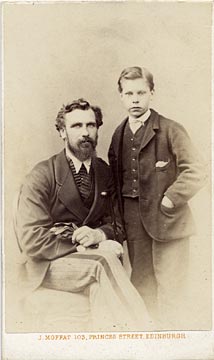 John Moffat  -  Carte de visite  -  1861-73  -  Man and boy