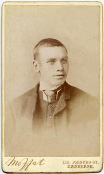 John Moffat  -  Carte de visite  -  around 1890 to 1897  -  Youth