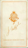 John Moffat  -  Carte de visite  -  1873-75  -  Back = "Crown"