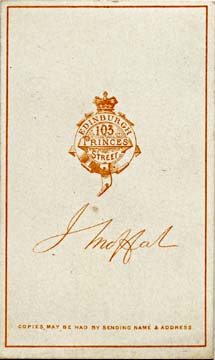John Moffat  -  Carte de visite  -  1861-73  -  "Crown" back